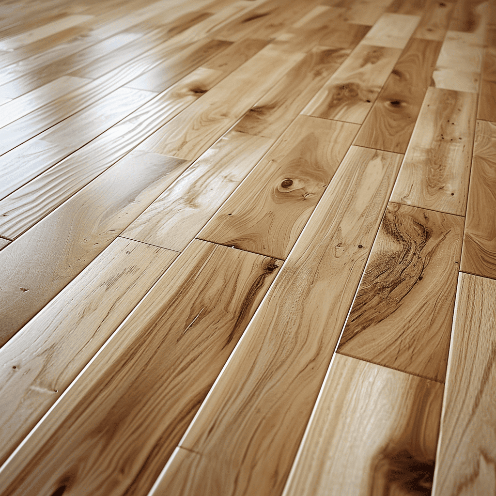 hickory wood floor installation in the bronx