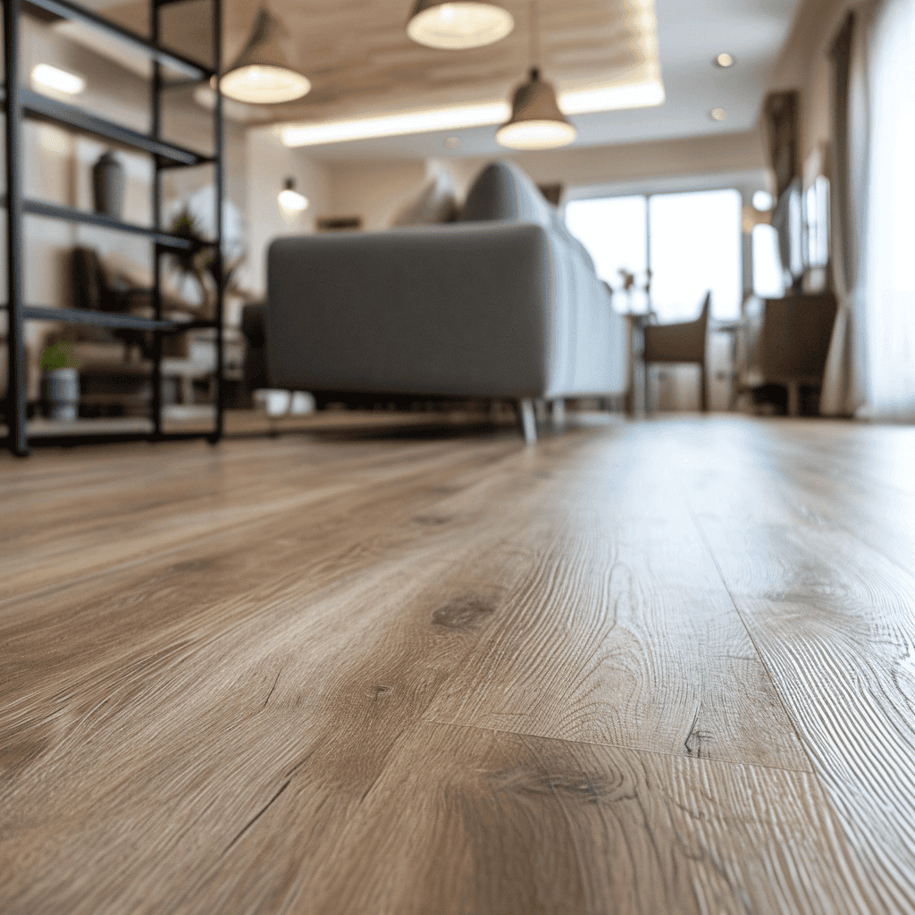 engineered hardwood floor in a living room in queens nyc