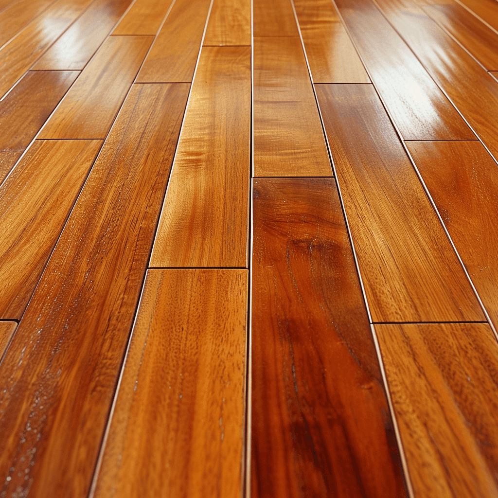 gorgeous mahogany wood in a dance studio