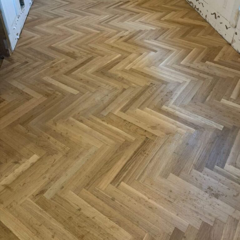 Herringbone White Oak Install