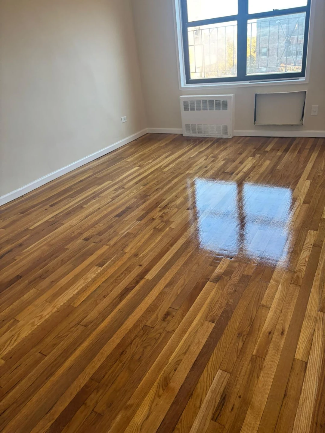 East Flatbush Floor Refinishing after